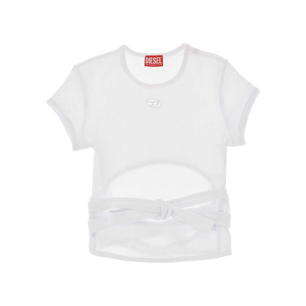 Diesel T-Bunny-Tail Ribbed T-Shirt